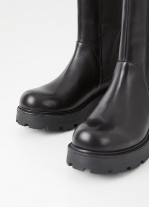Dámské Chelsea Boty Vagabond Cosmo 2.0 Černé | CZ JB7-38163B3