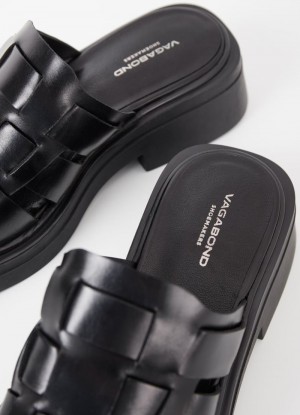 Dámské Mules Vagabond Eyra Černé | CZ BH3-35563L4