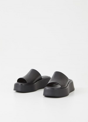 Dámské Sandály Vagabond Courtney Černé | CZ GV5-70707V5